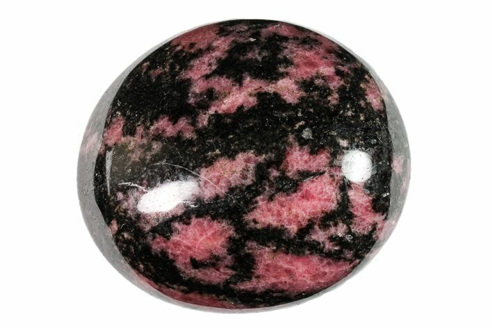 Polished Rhodonite Pebble #158687
